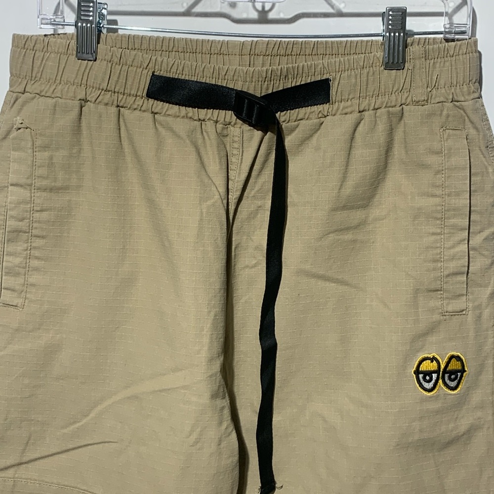 Krooked Skateboards Mark Gonzales Eyes Woven Belted Pants Skate Medium